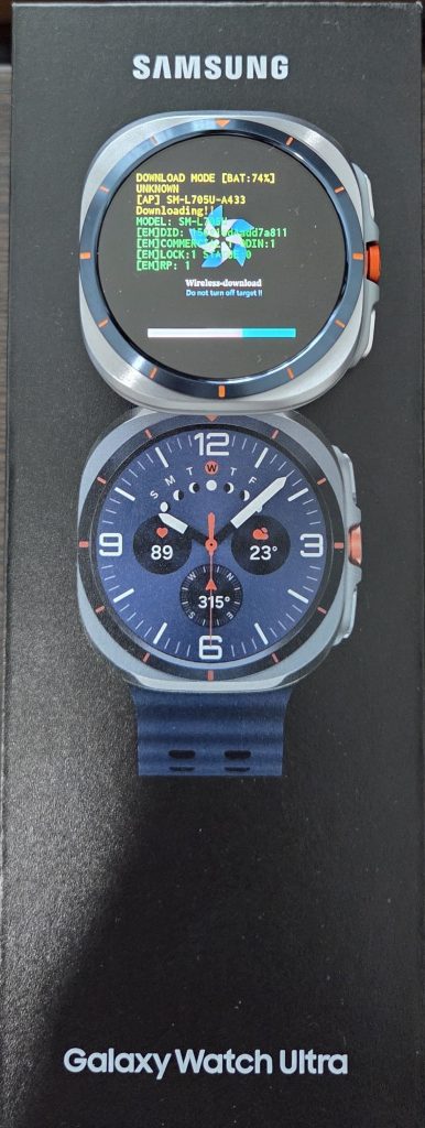 Смена региона Galaxy Watch Ultra